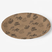 ブロンクカウボーイズとサボテン紙パーティープレート ペーパープレート (アングル)