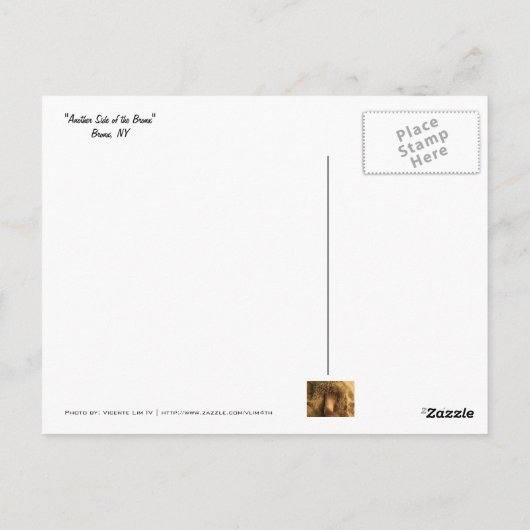 ブロンクスのもう一方の面 ポストカード (裏面)