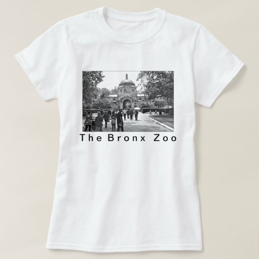 ブロンクスの動物園の入口 Tシャツ (デザイン正面)