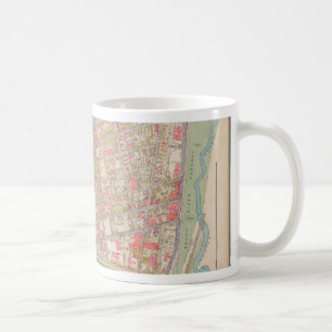 ブロンクスの地図の自治区 コーヒーマグカップ