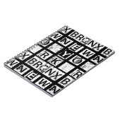 ブロンクスニューヨーク|のグランジなタイポグラフィ ノートブック (左側)