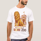 ブロンクス動物園の冒険 ビンテージ ライオン Tシャツ (正面)