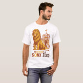 ブロンクス動物園の冒険 ビンテージ ライオン Tシャツ (正面フル)