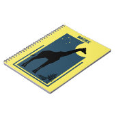 ブロンクス動物園ニューヨークヴィンテージキリン ノートブック (左側)