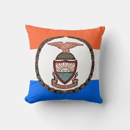 ブロンクス国旗（ニューヨーク市ボロー） クッション (正面)