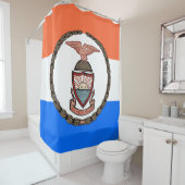 ブロンクス国旗(ニューヨーク市ボロー) シャワーカーテン (インサイチュ)