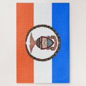 ブロンクス国旗（ニューヨーク市ボロー） ジグソーパズル (縦)