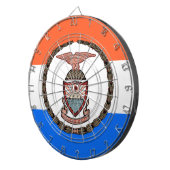 ブロンクス国旗(ニューヨーク市ボロー) ダーツボード (正面右)