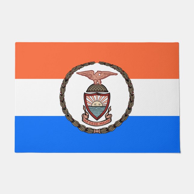 ブロンクス国旗（ニューヨーク市ボロー） ドアマット (正面)