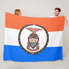 ブロンクス国旗（ニューヨーク市ボロー） フリースブランケット