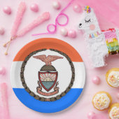 ブロンクス国旗（ニューヨーク市ボロー） ペーパープレート (パーティー)