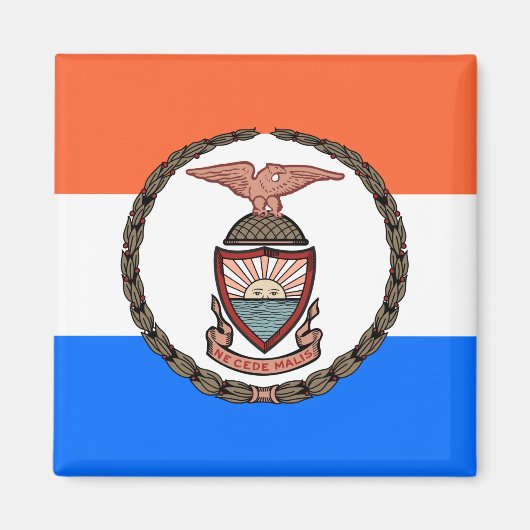 ブロンクス国旗（ニューヨーク市ボロー） マグネット (正面)