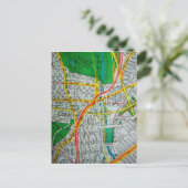 ブロンクス地区（ニューヨーク州） ヴィンテージ地図 ポストカード (スタンド正面)