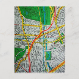 ブロンクス地区（ニューヨーク州） ヴィンテージ地図 ポストカード