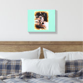 ブロンクス・ゴリラ キャンバスプリント (インサイチュ (寝室))