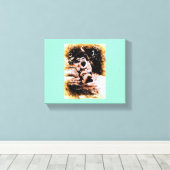 ブロンクス・ゴリラ キャンバスプリント (インサイチュ (ウッドフロア))