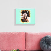 ブロンクス・ゴリラ キャンバスプリント (インサイチュ (リビング))