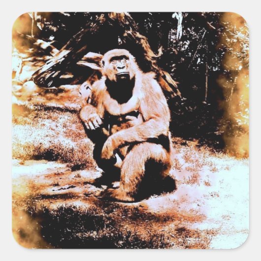 ブロンクス・ゴリラ スクエアシール (正面)