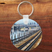 ブロンクス・ニューヨーク市建物川 キーホルダー (正面)