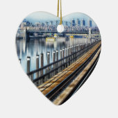 ブロンクス・ニューヨーク市建物川 セラミックオーナメント (右)