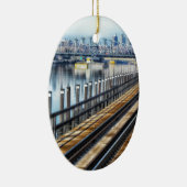 ブロンクス・ニューヨーク市建物川 セラミックオーナメント (右)