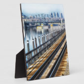 ブロンクス・ニューヨーク市建物川 フォトプラーク (側面)