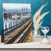 ブロンクス・ニューヨーク市建物川 フォトプラーク (側面)