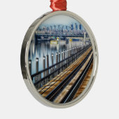 ブロンクス・ニューヨーク市建物川 メタルオーナメント (右)