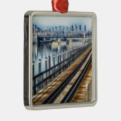 ブロンクス・ニューヨーク市建物川 メタルオーナメント (右)