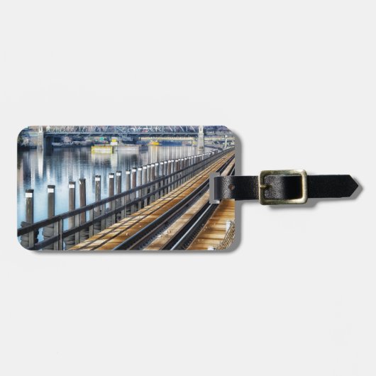 ブロンクス・ニューヨーク市建物川 ラゲッジタグ (正面横)