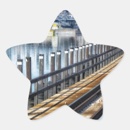 ブロンクス・ニューヨーク市建物川 星シール