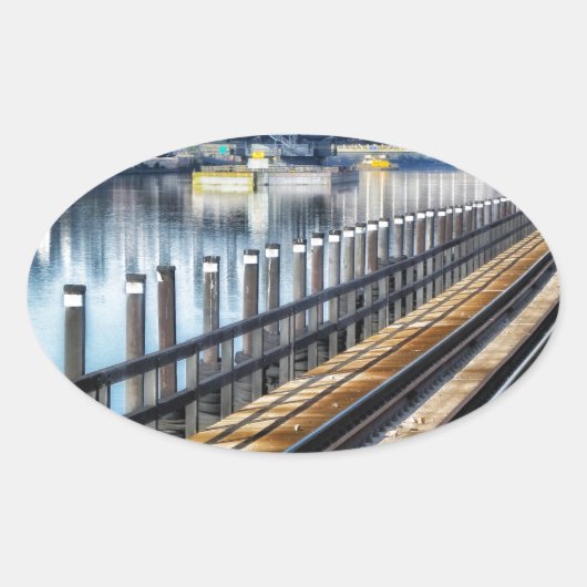 ブロンクス・ニューヨーク市建物川 楕円形シール (正面)