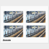 ブロンクス・ニューヨーク市建物川 長方形シール (シート)