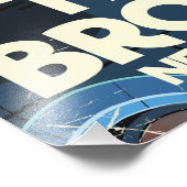 ブロンクス・ニューヨーク市旅行ポスター フォトプリント            (角)