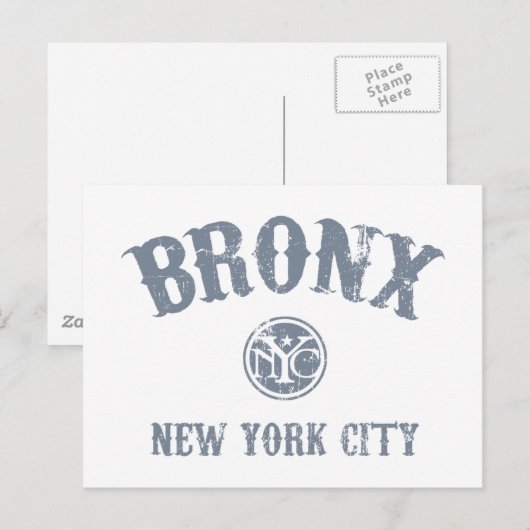 *ブロンクス ポストカード (正面/裏面)