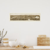 ブロンクス、NYパノラママップ – 1897 ポスター (キッチン)