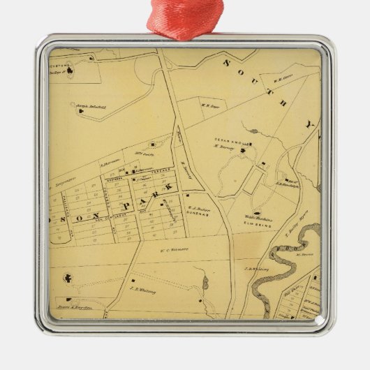 ブロンクス、NY メタルオーナメント (正面)