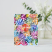 ブロンクスUSA市地図 ポストカード (スタンド正面)