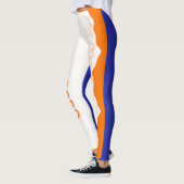 ブロンコのテーマIIのラベル90度の完全な裁ち切り中心 レギンス (左)