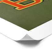 'ブロンコオレンジ', c.1900 （カラーリソ） ポスター (角)