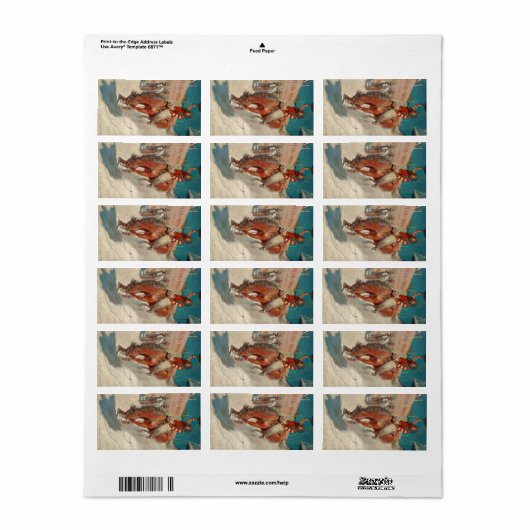 ブロンコバスター、1906年Newell Convers Wyeth ラベル (フルシート)