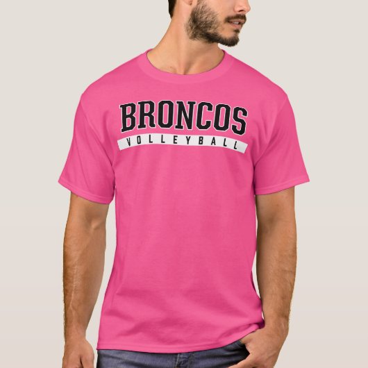 ブロンコムスタン高校バレーボール Tシャツ (正面)