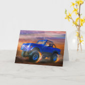 ブロンコ4X4オフロードレージャー カード (黄色い花)