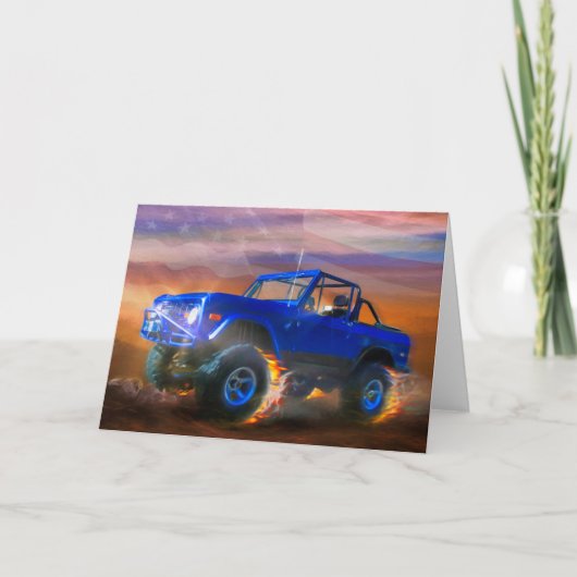 ブロンコ4X4オフロードレージャー カード (正面)
