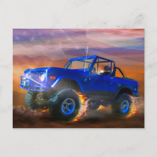 ブロンコ4X4 "オフロードラガー" ポストカード