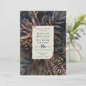 ブロンズと石板のムーディ結婚ー・ブーケの 招待状 (スタンド正面)