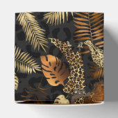 ブロンズと金ゴールドヒョウ フェイバーボックス (上部)