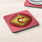 ブロンズと金ゴールド コースター (左側)