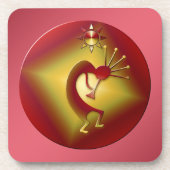 ブロンズと金ゴールド コースター (正面)