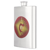 ブロンズと金ゴールド フラスク (左)